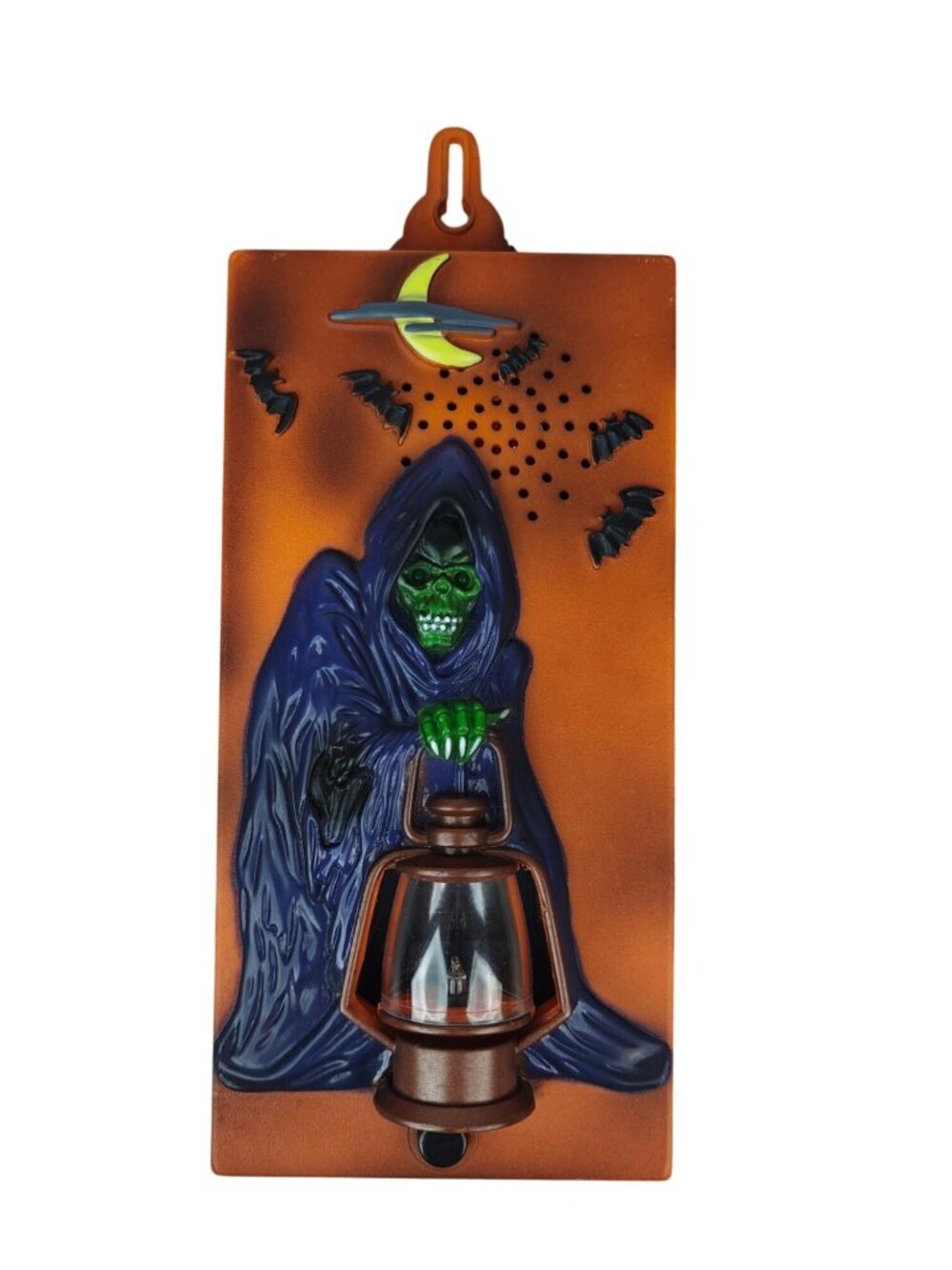 Vintage Halloween Grim Reaper Doorbell Light & Sound Toy State 1995